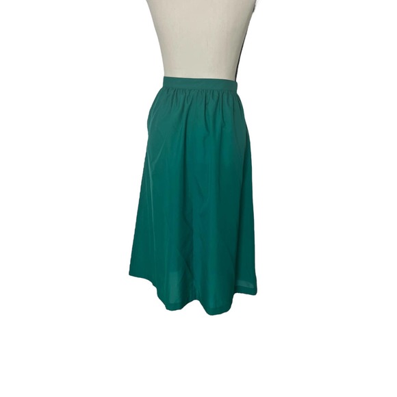 Vintage Grace Thompson Kelly Green MIDI Skirt Size 10 - Picture 3 of 8